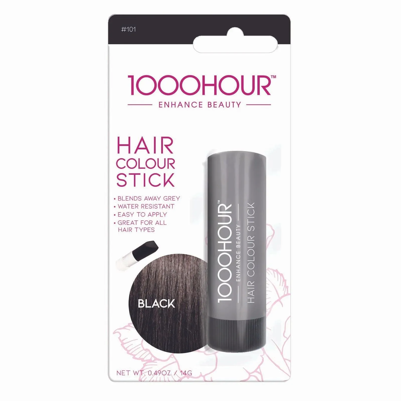 1000 Hour Hair Colour Stick Black