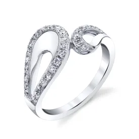 14K White Gold Fashion Diamond Ring