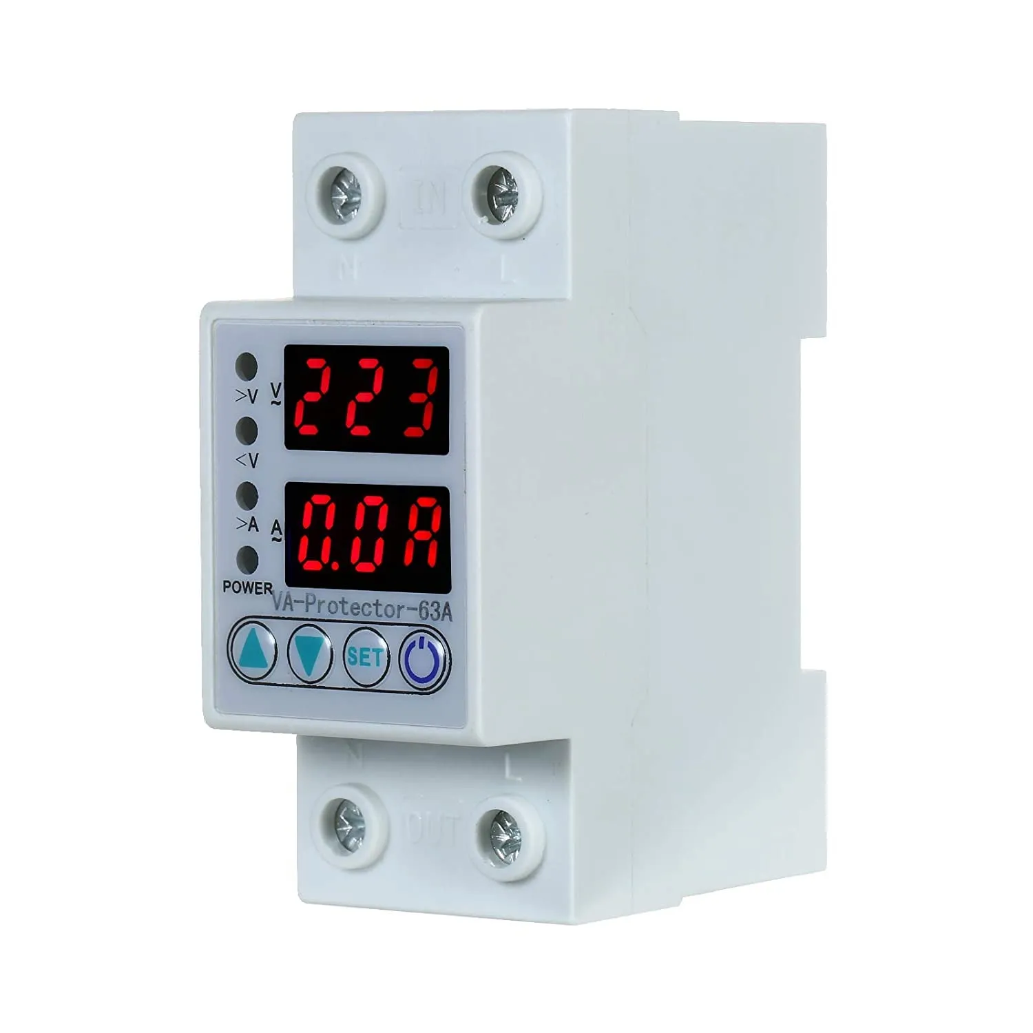 220V 63A Single Phase Automatic Over Under Voltage Output Overload Protection (13.8kW)