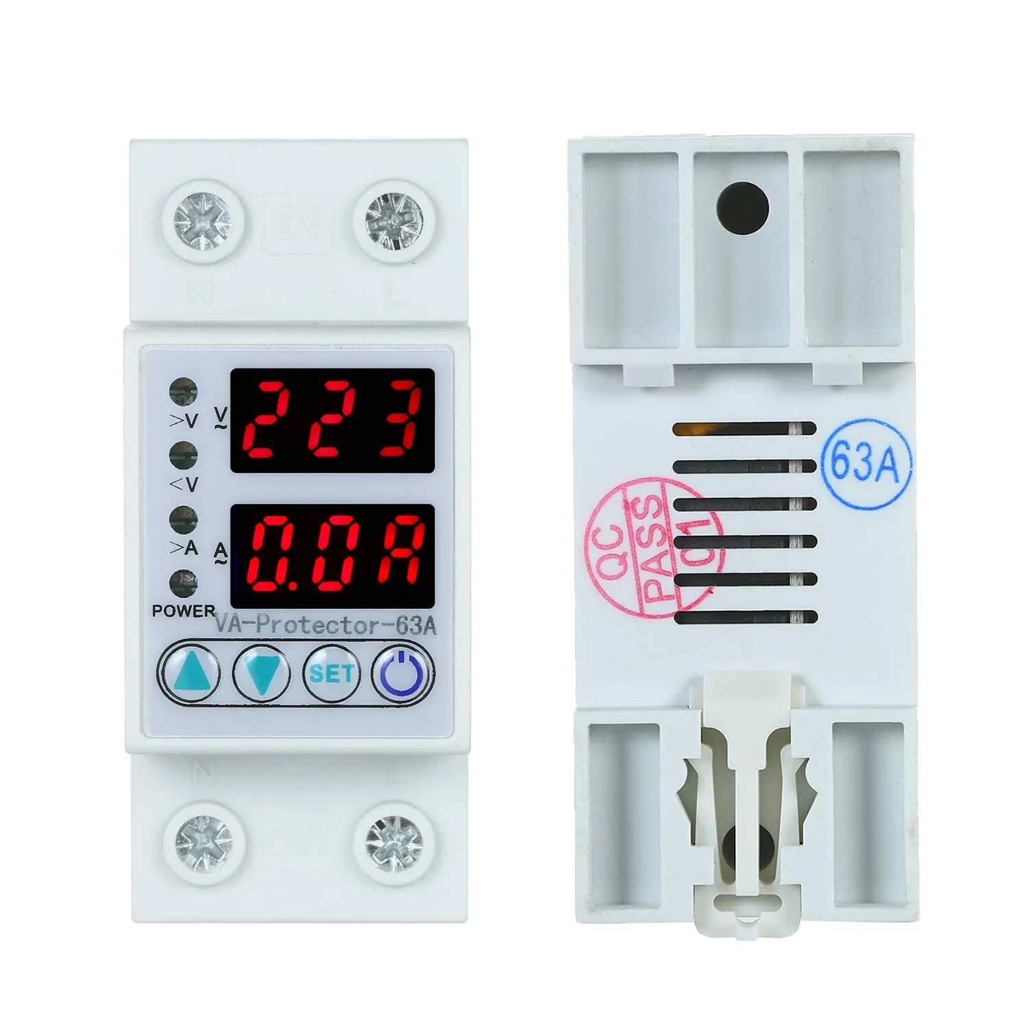 220V 63A Single Phase Automatic Over Under Voltage Output Overload Protection (13.8kW)