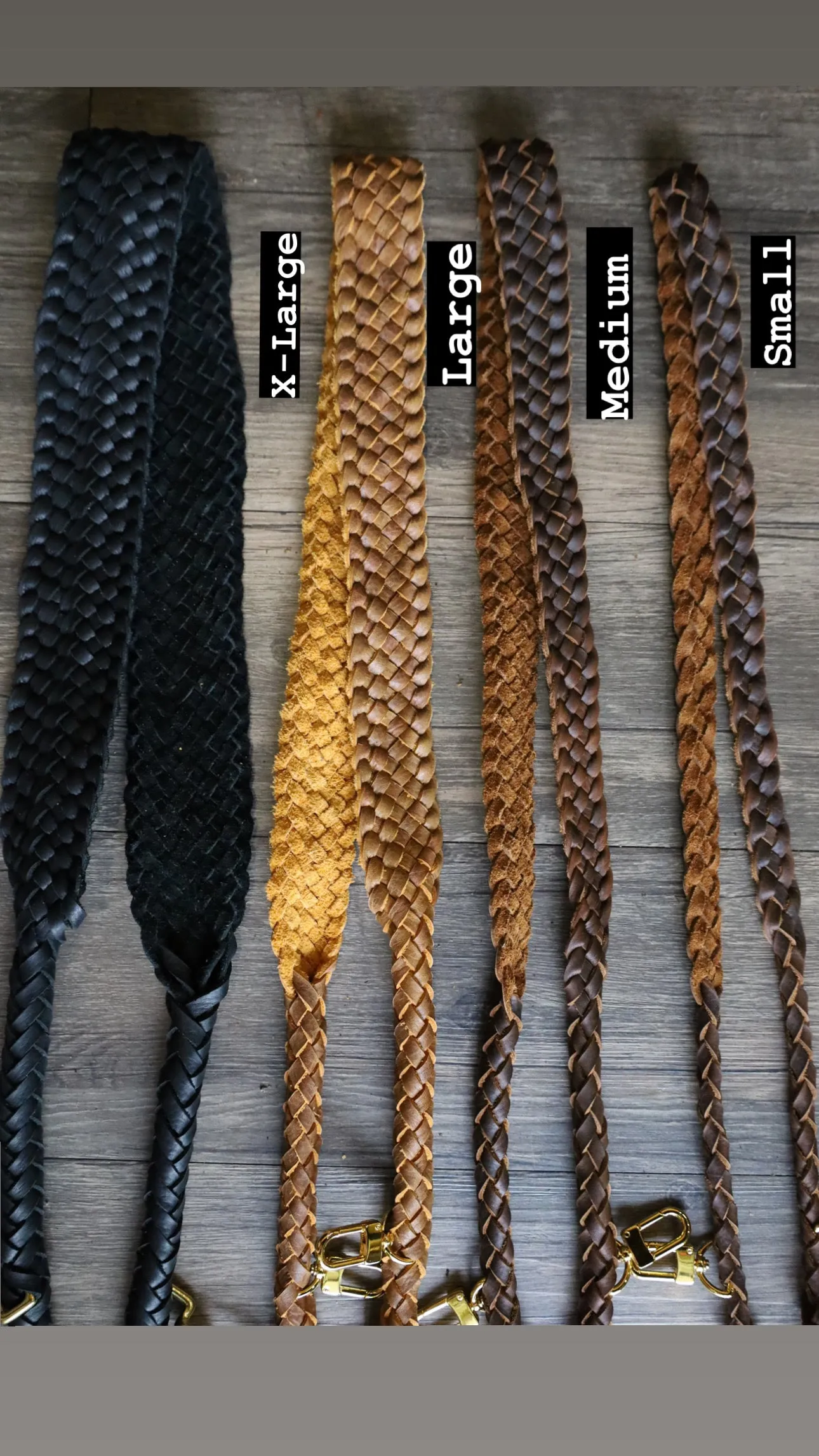 4 Strand Small Braided Strap