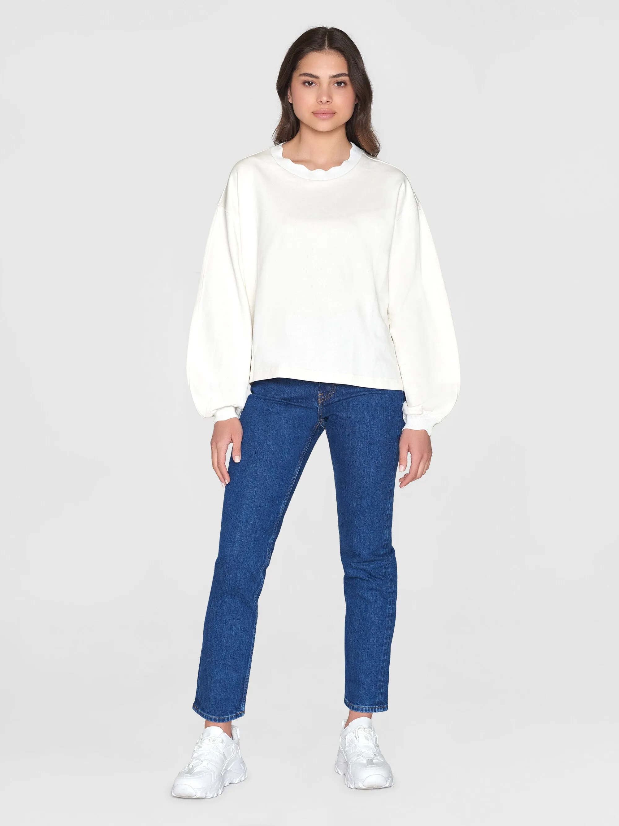 A-shape fashion sweat - Egret