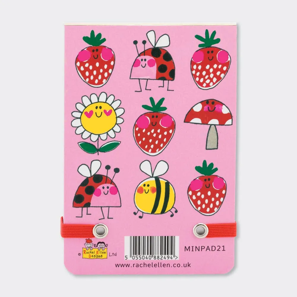 A7 Mini Notepads - Bugs & Strawberries