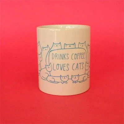 Able And Game Mug - Loves Cats Tea or Coffee Various*