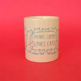 Able And Game Mug - Loves Cats Tea or Coffee Various*