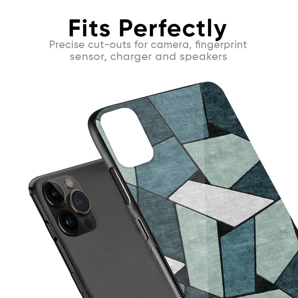 Abstact Tiles Glass Case for iPhone 12 mini