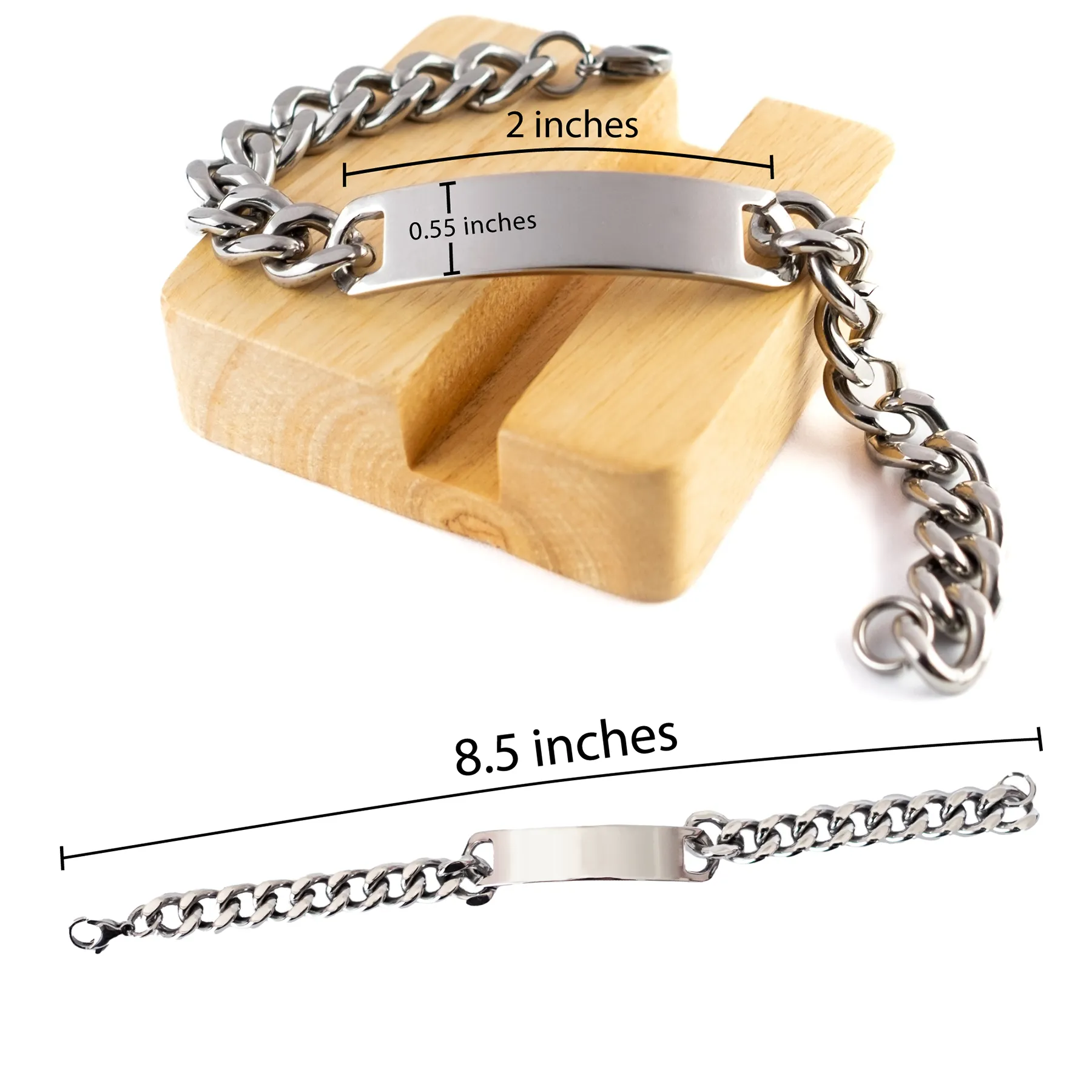 Abuela Thank You Gifts, Your presence is a reminder of life's greatest, Appreciation Blessing Birthday Cuban Chain Stainless Steel Bracelet for Abuela