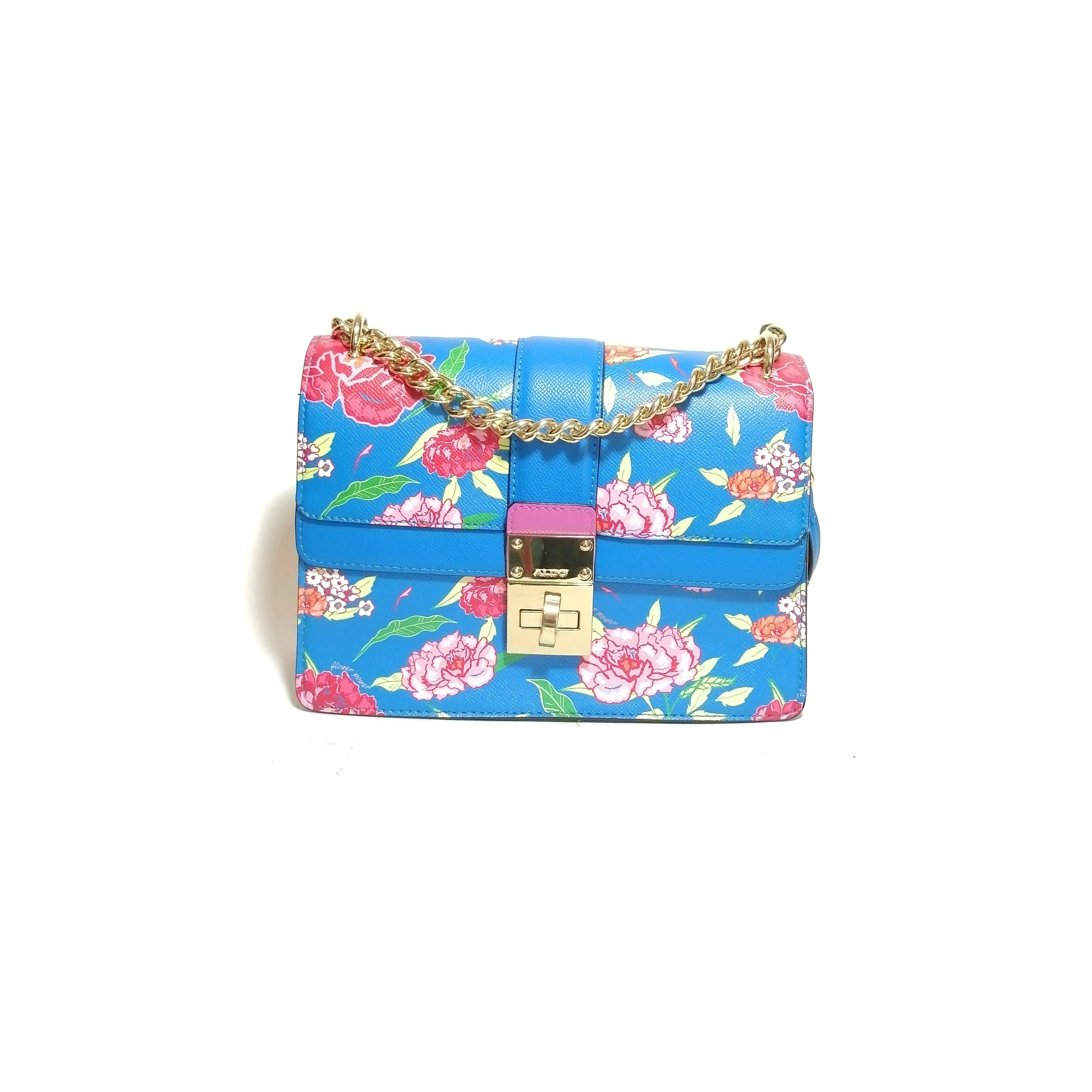 ALDO Blue Tortorici Floral Crossbody | Gently Used |