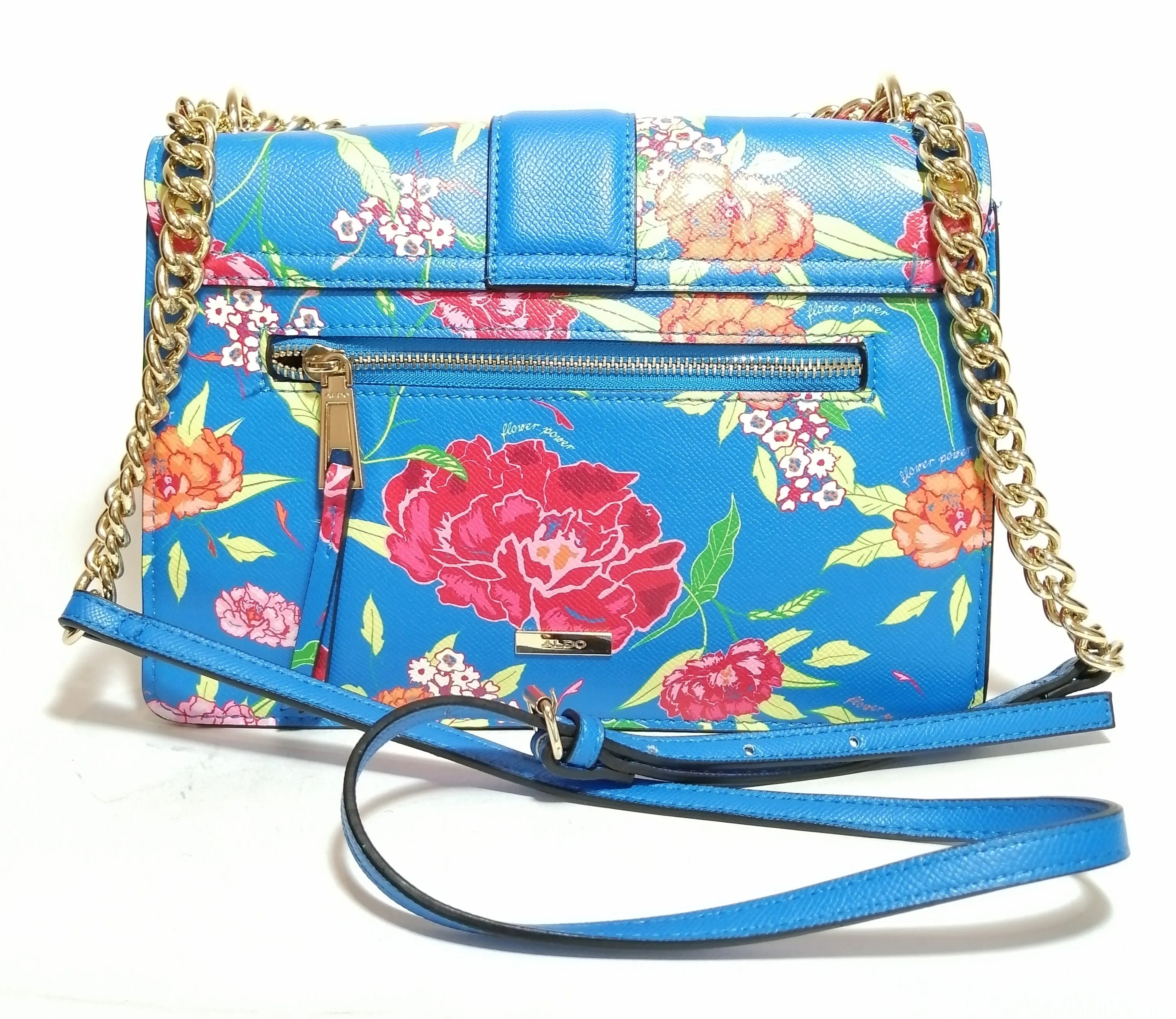 ALDO Blue Tortorici Floral Crossbody | Gently Used |