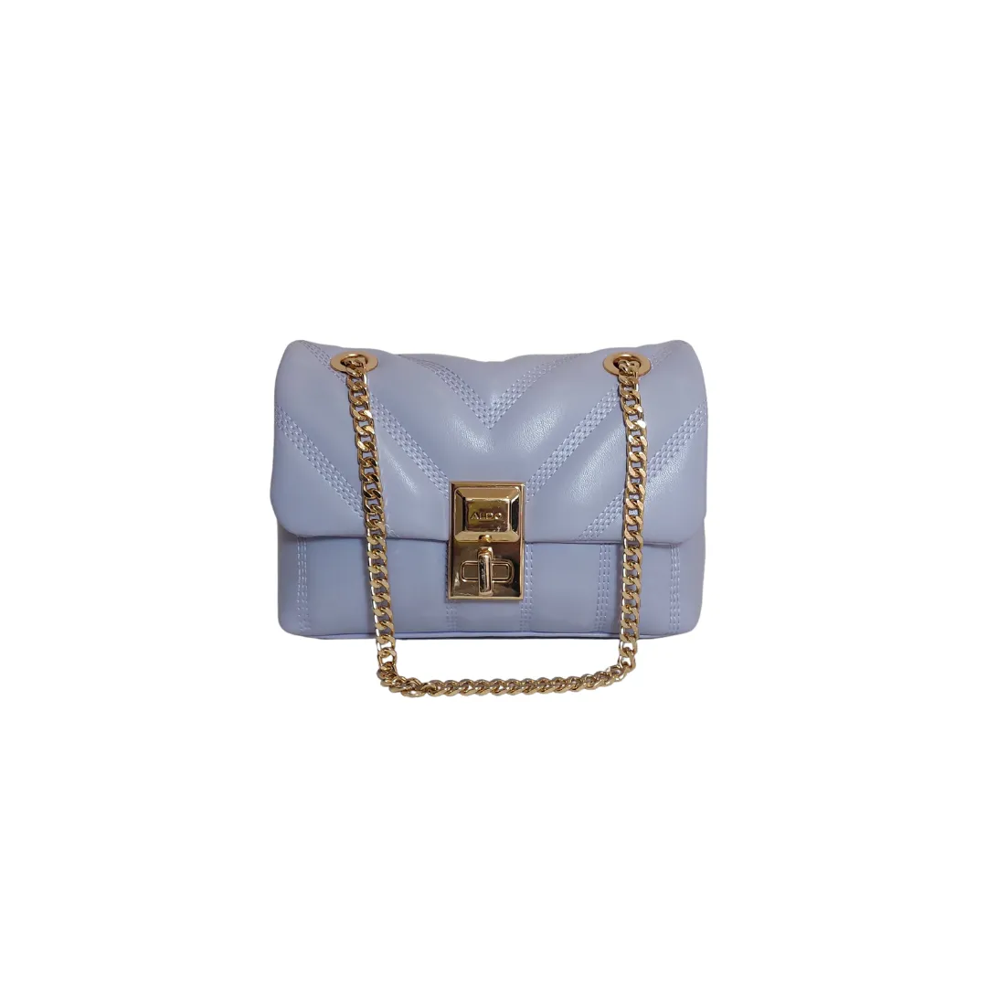 ALDO Periwinkle Quilted Small 'Rhilii' Shoulder Bag | Brand New |