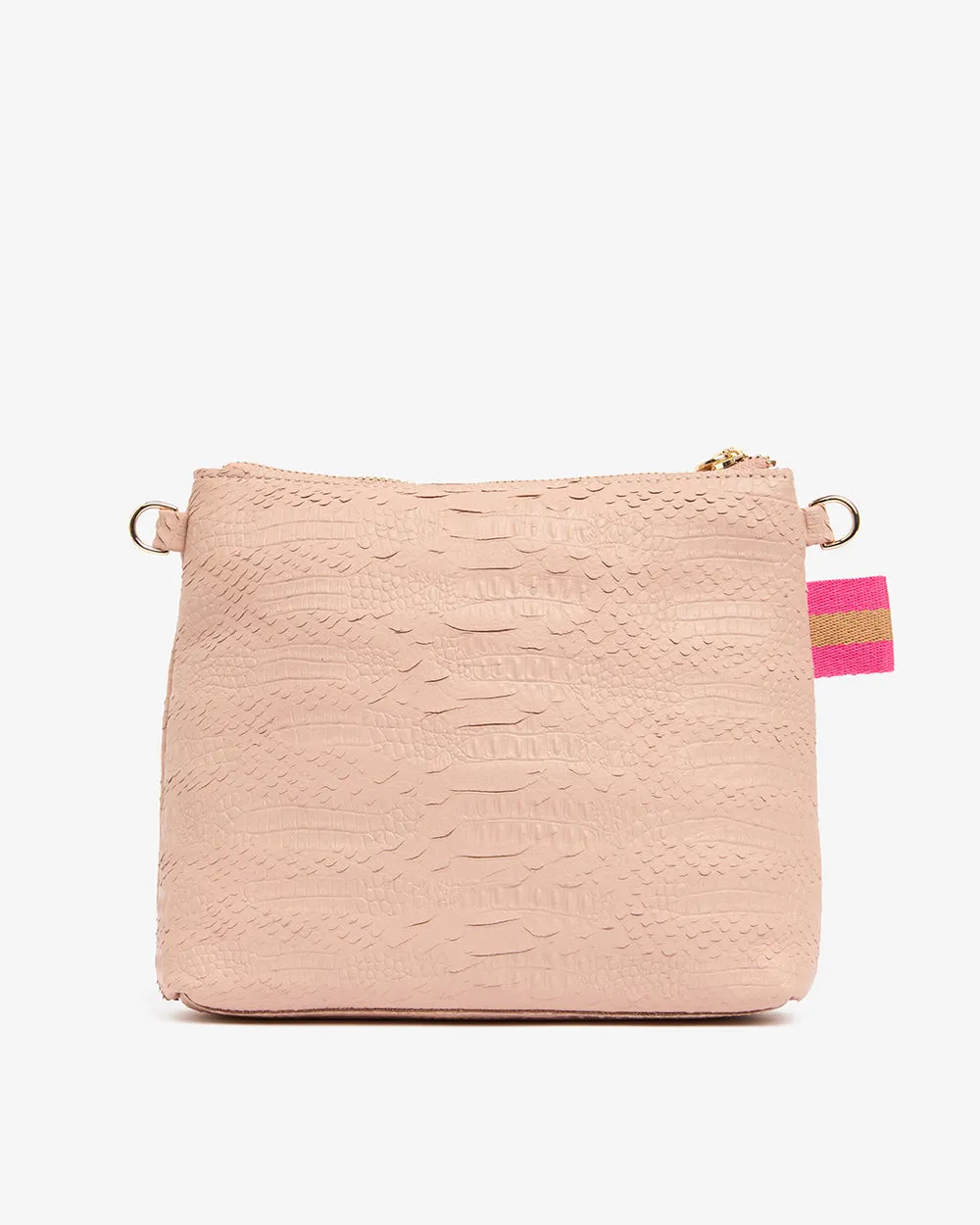 Alexis Crossbody - Blush Snake