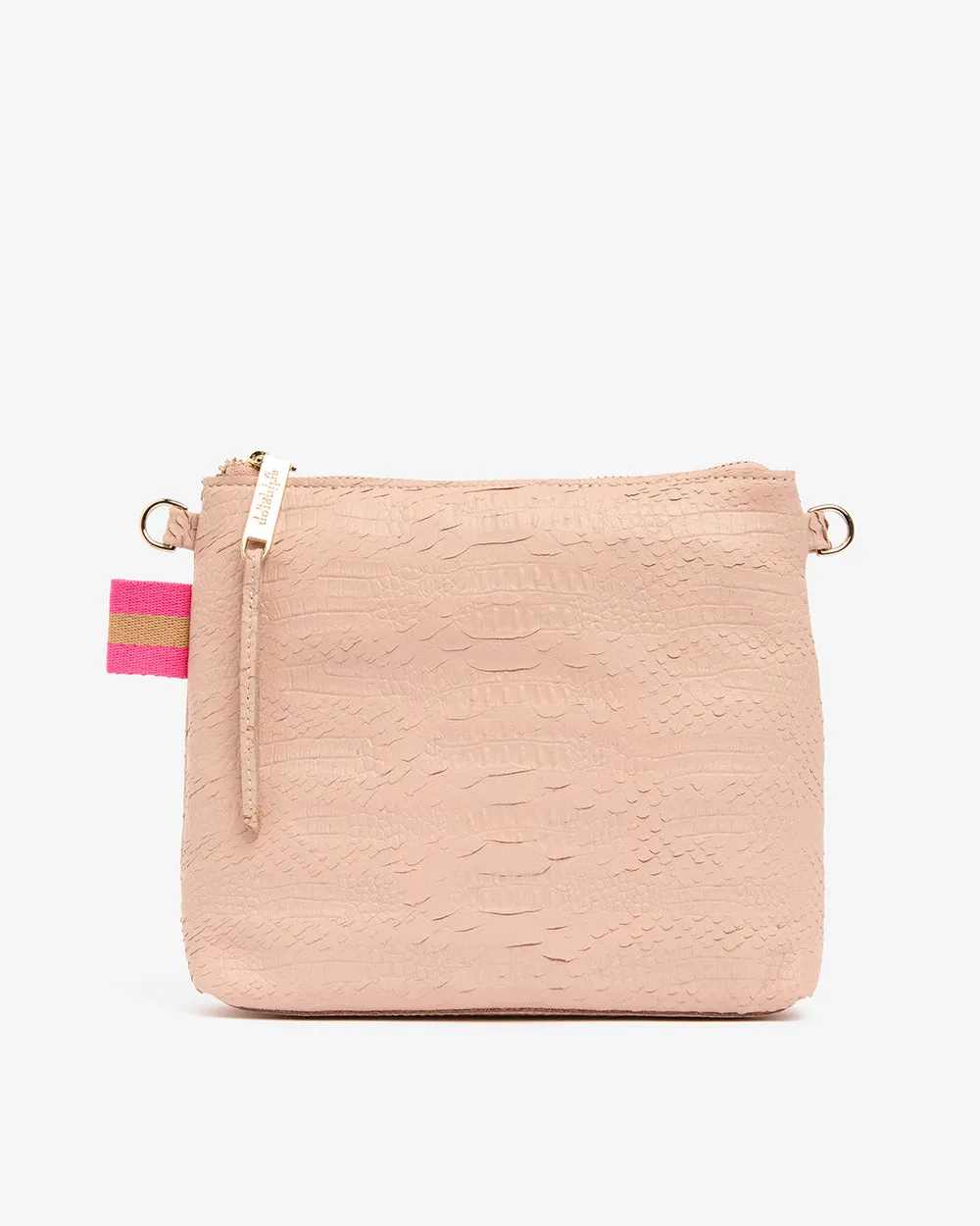 Alexis Crossbody - Blush Snake