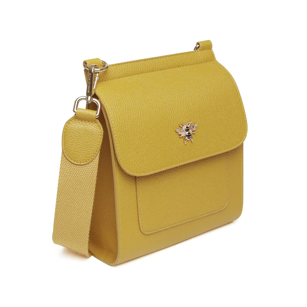 Alice Wheeler Bloomsbury Crossbody Bag Ochre