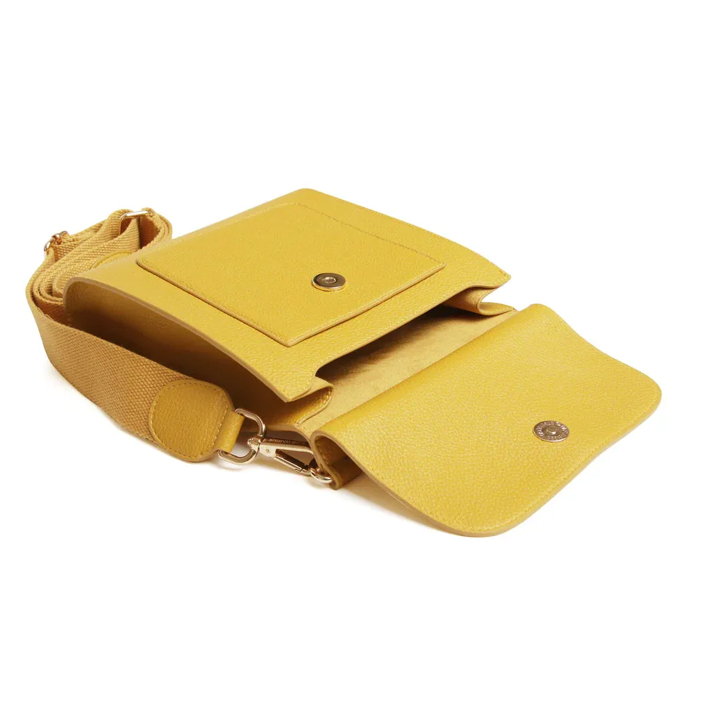 Alice Wheeler Bloomsbury Crossbody Bag Ochre