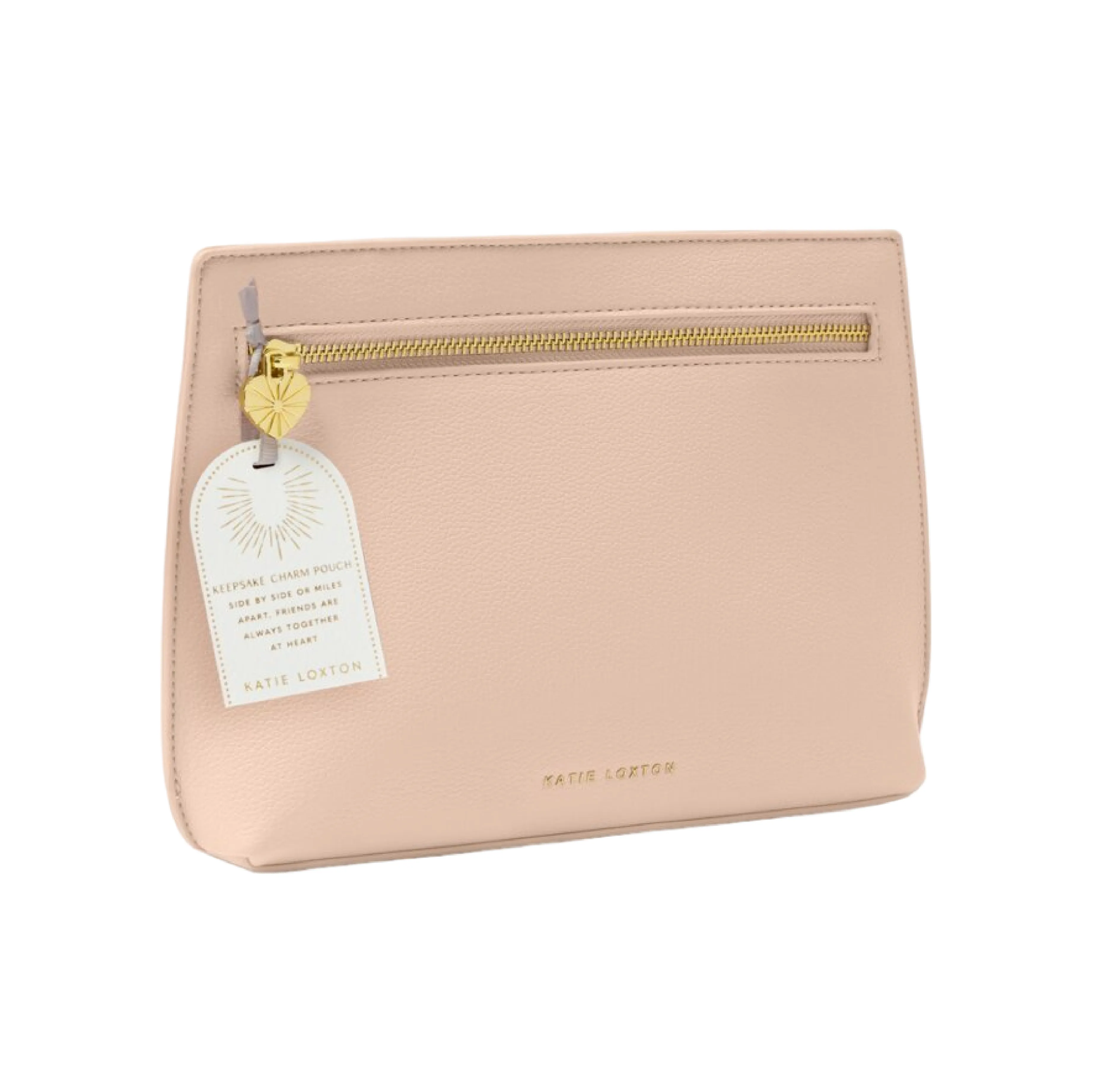 'Always Together At Heart ' Keepsake Charm Pouch | Nude Pink