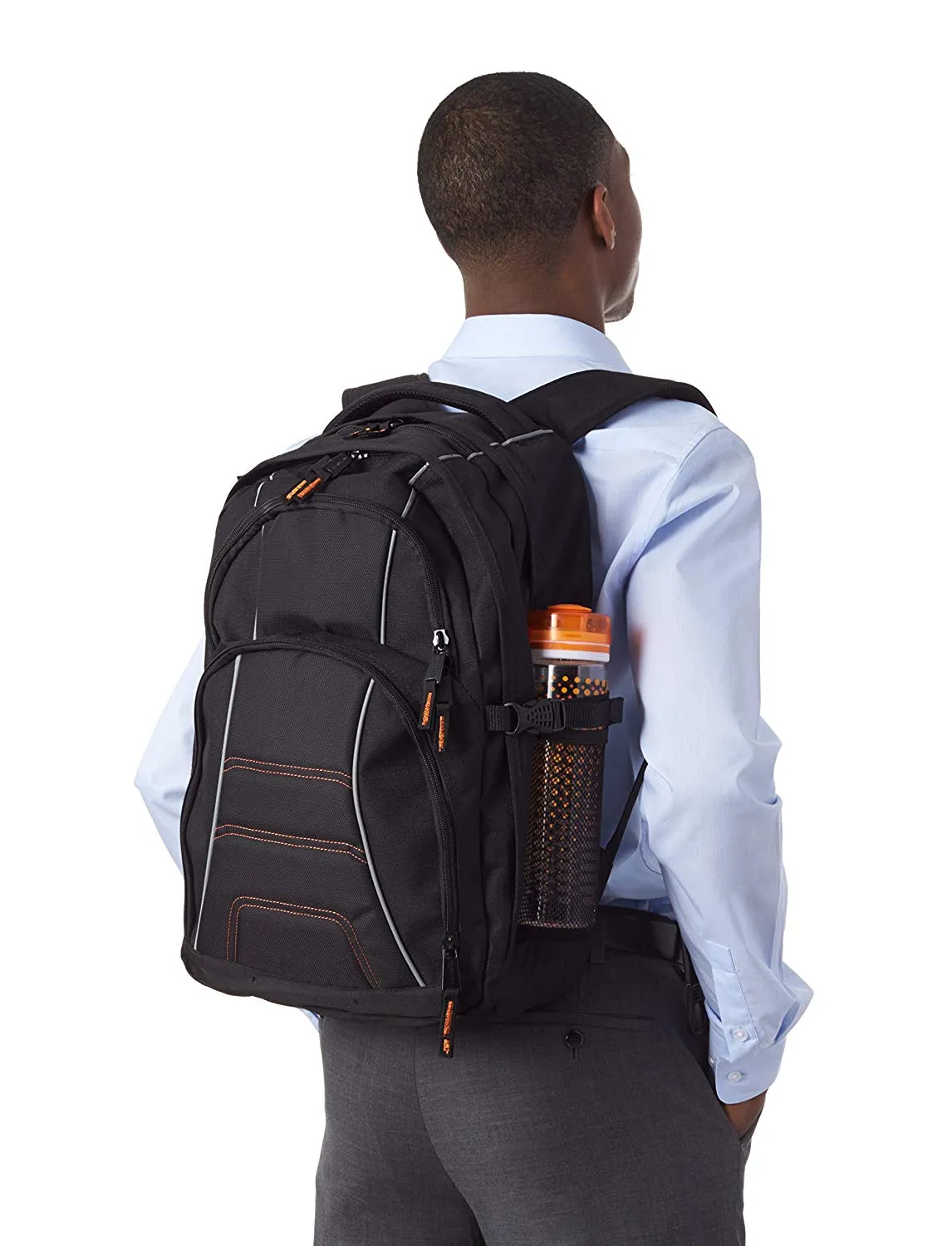 AmazonBasics Laptop Computer Backpack - Fits Up To 17 Inch Laptops