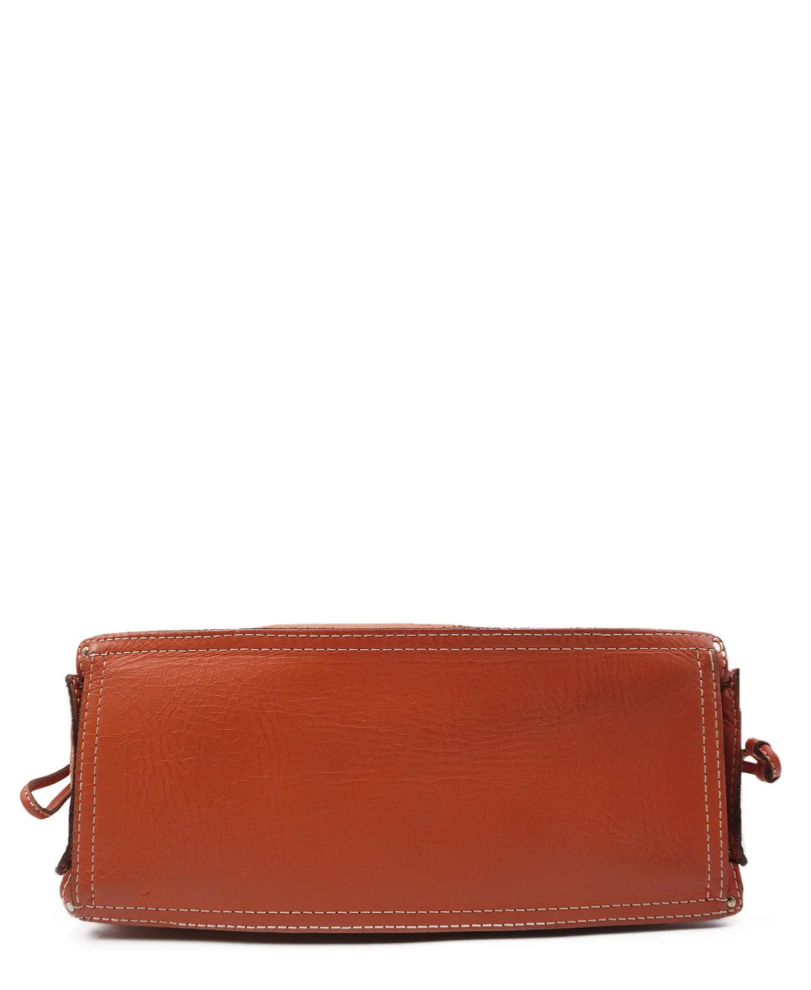 Anagram Leather Tote Bag Red