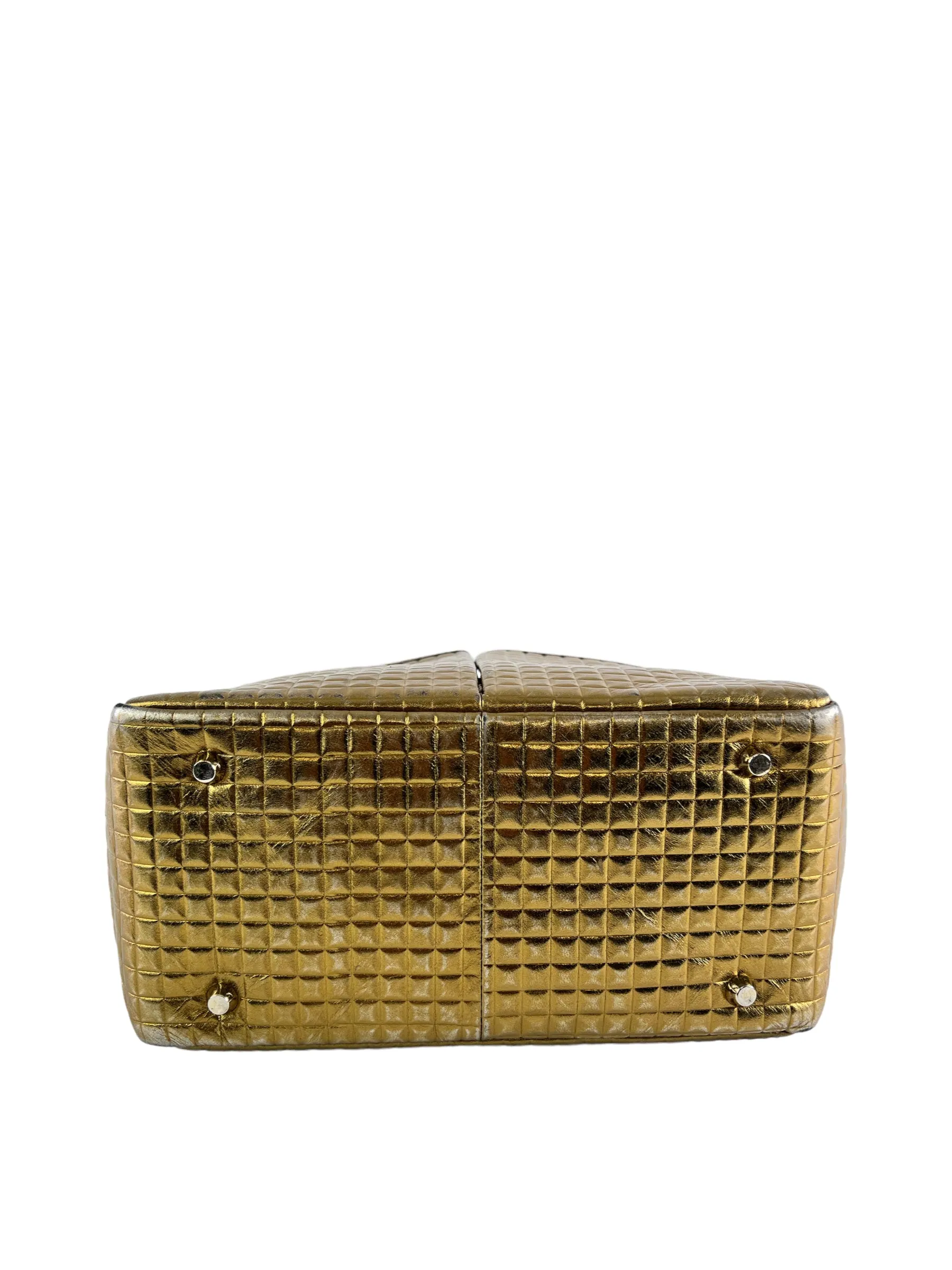 Anya Hindmarch Gold Leather Handbag