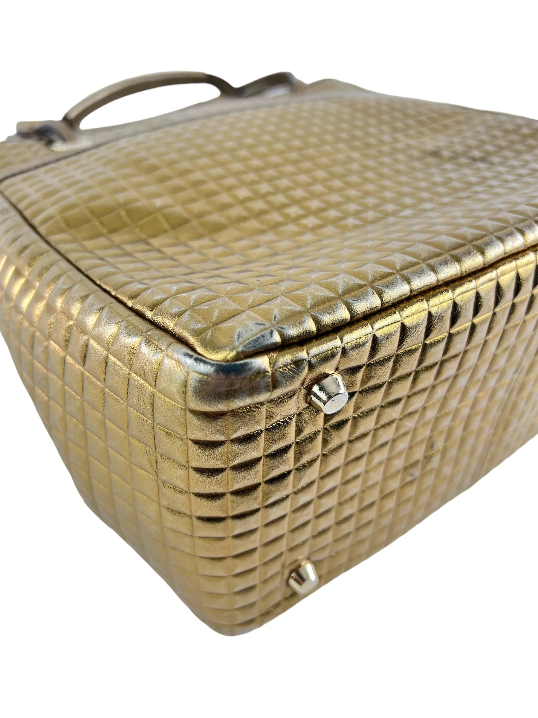 Anya Hindmarch Gold Leather Handbag