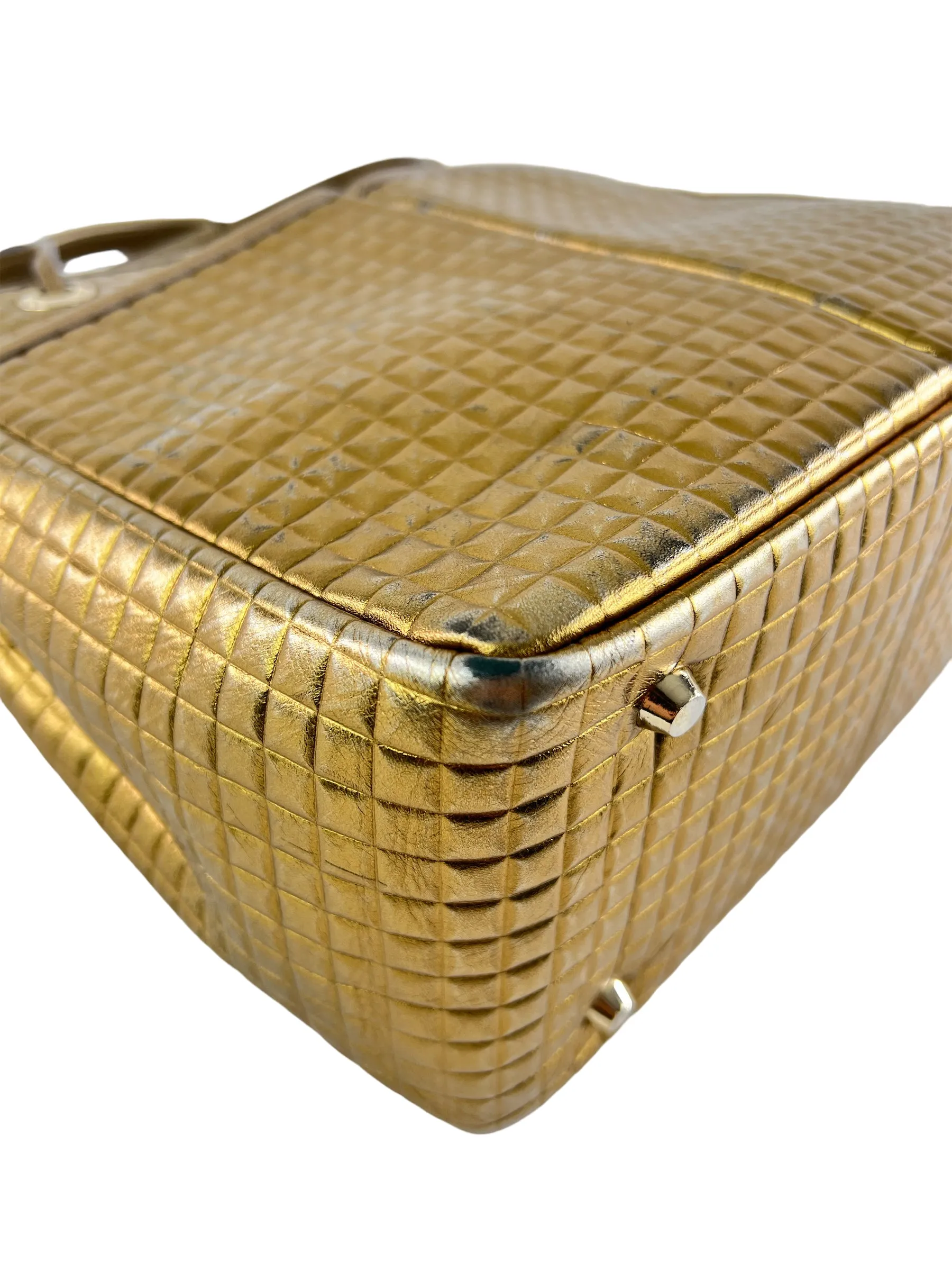 Anya Hindmarch Gold Leather Handbag