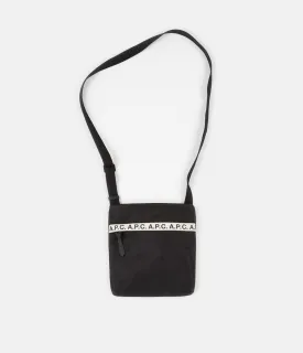 A.P.C. Repeat Crossbody Bag - Black