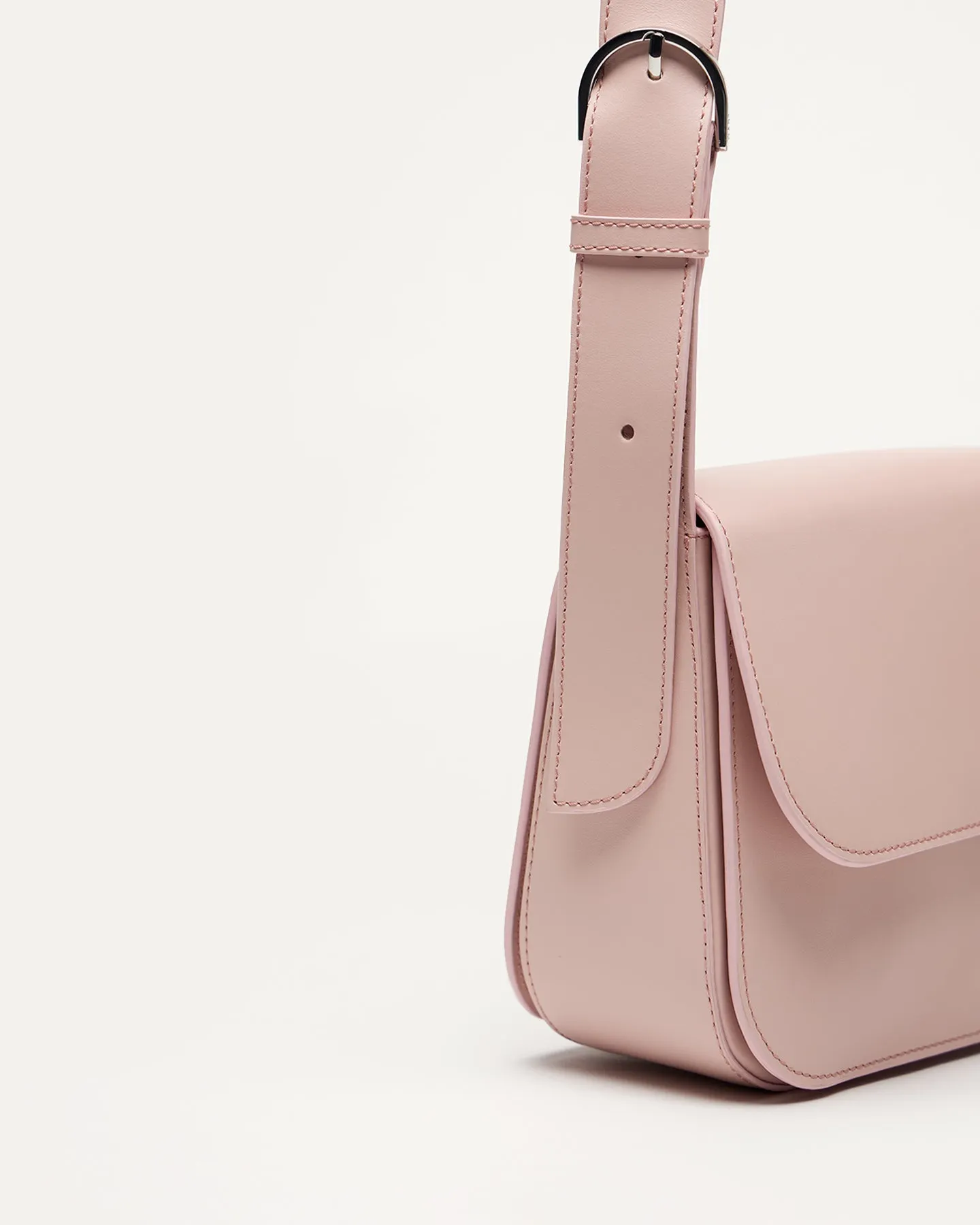 Arch Smooth Leather Crossbody Bag