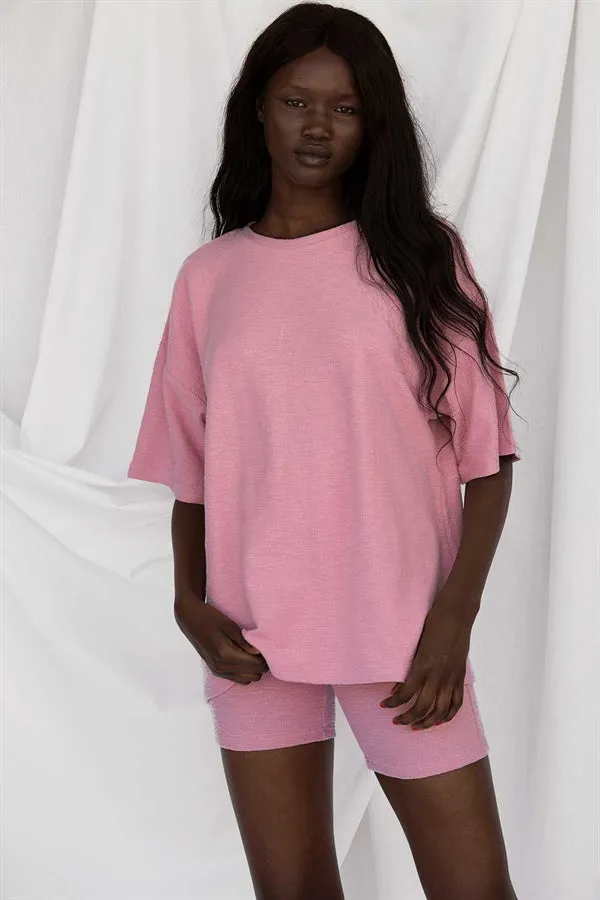 Archer Tee - Grainy Pink