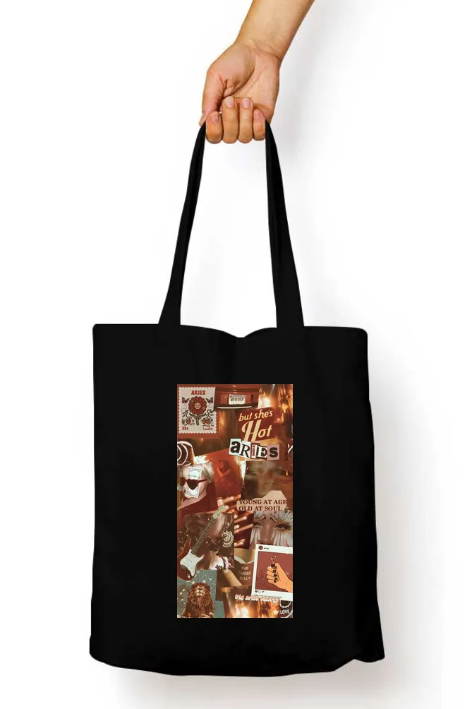 Aries Zodiac Tote Bag