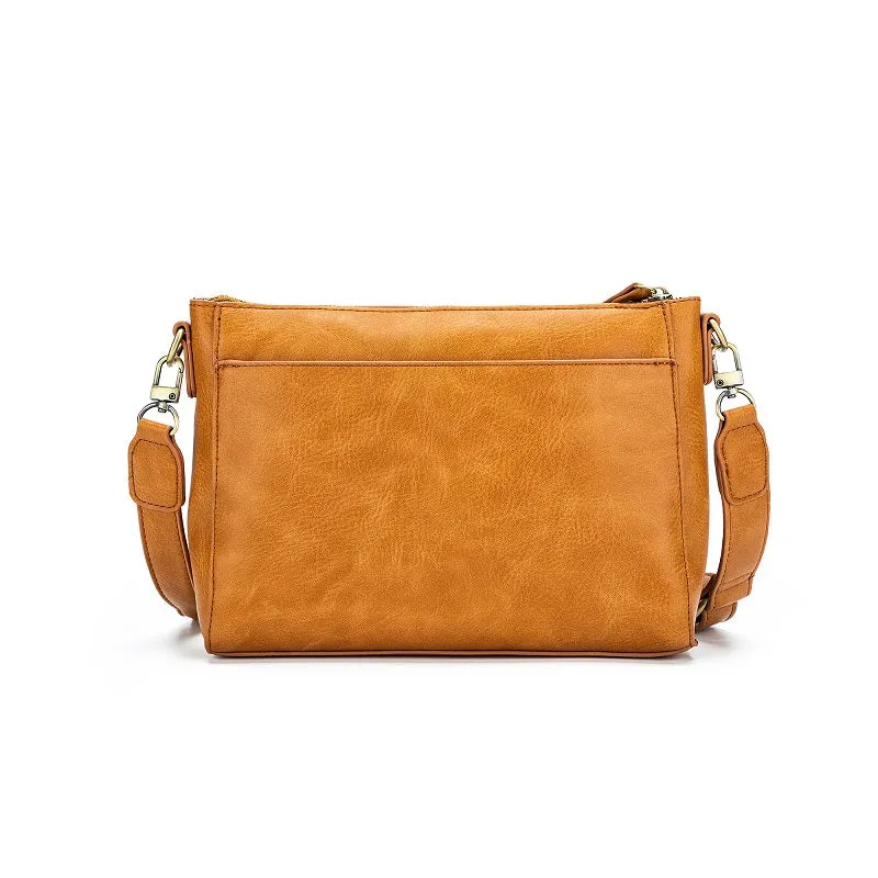 Aspen Tan Crossbody Bag