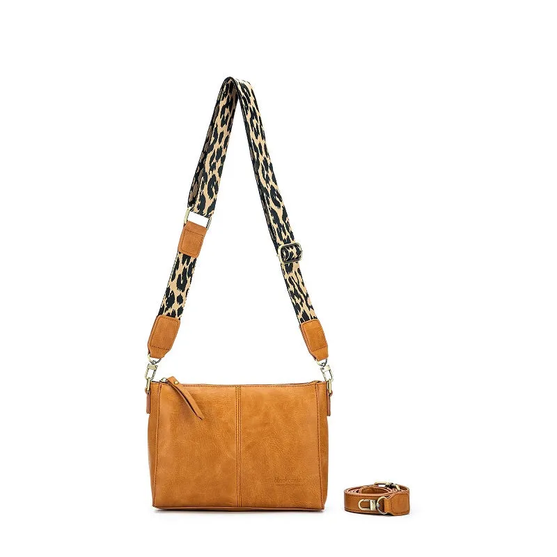 Aspen Tan Crossbody Bag