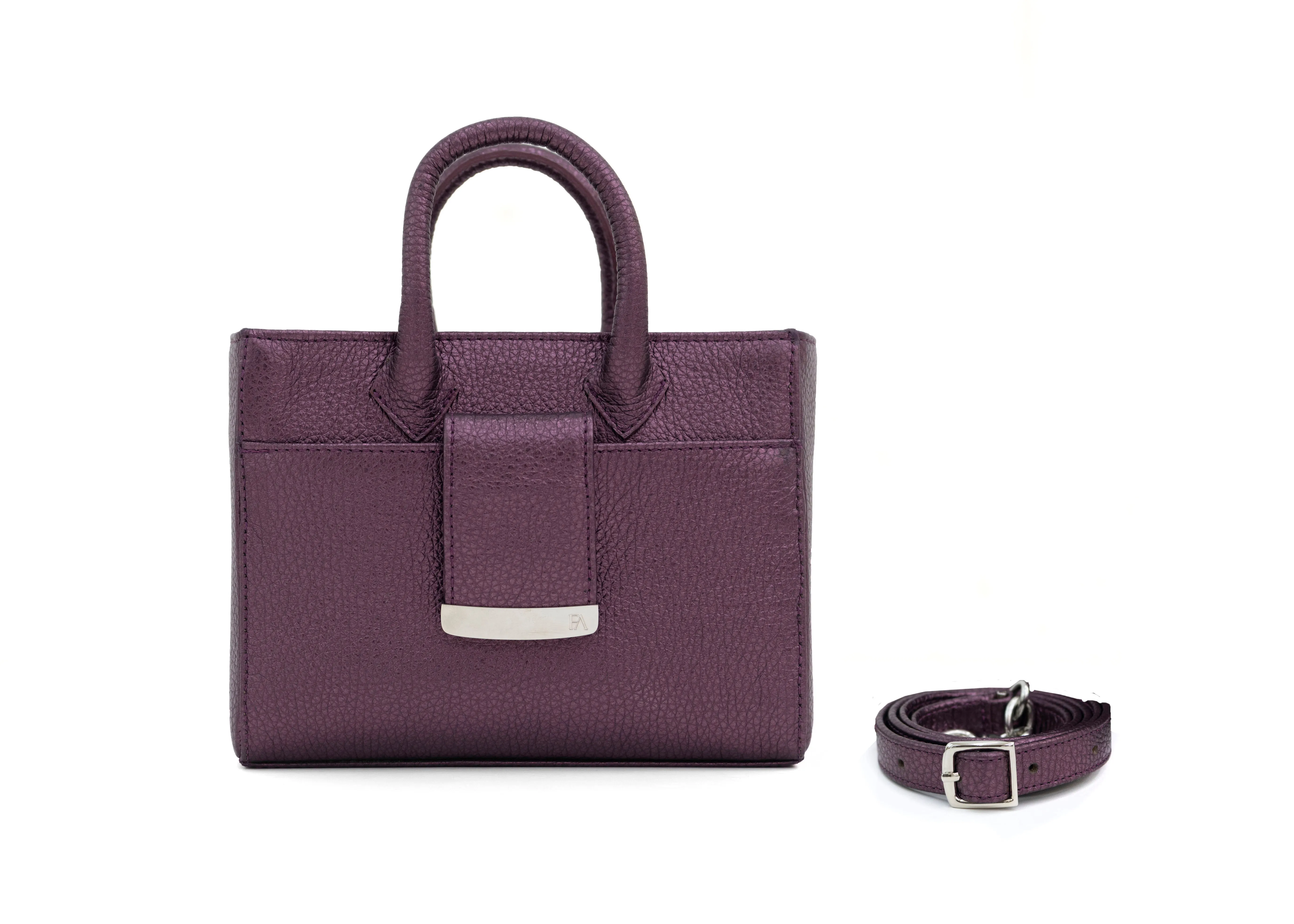 Aubergine Ella Mini Tote