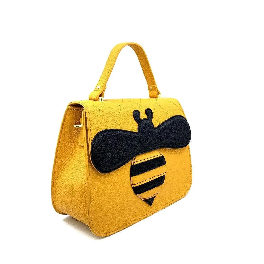 Babette Bee Top Handle Bag