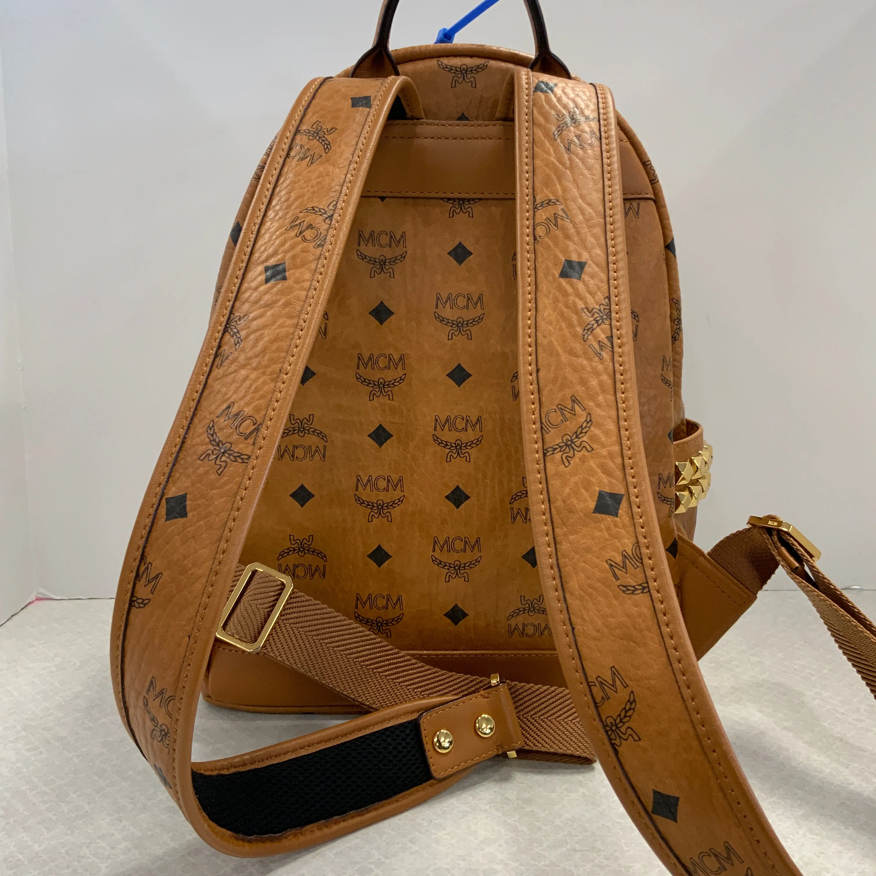 Backpack Designer By Mcm, Size: Medium