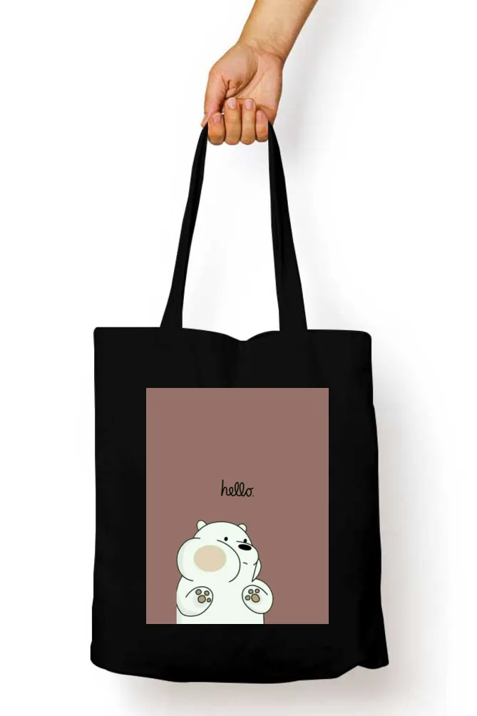 Bear Greetings Tote Bag