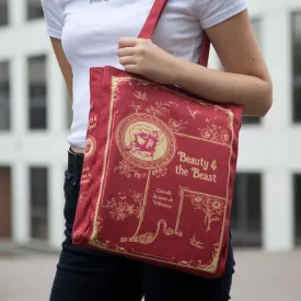 Beauty and Beast Book Tote Bag