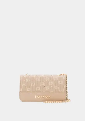 Bebe Cinizia Printed Monogram Crossbody