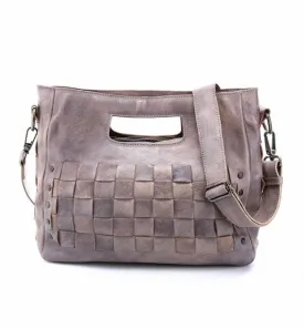 Bed Stu "Orchid" Light Grey Driftwood Handbag