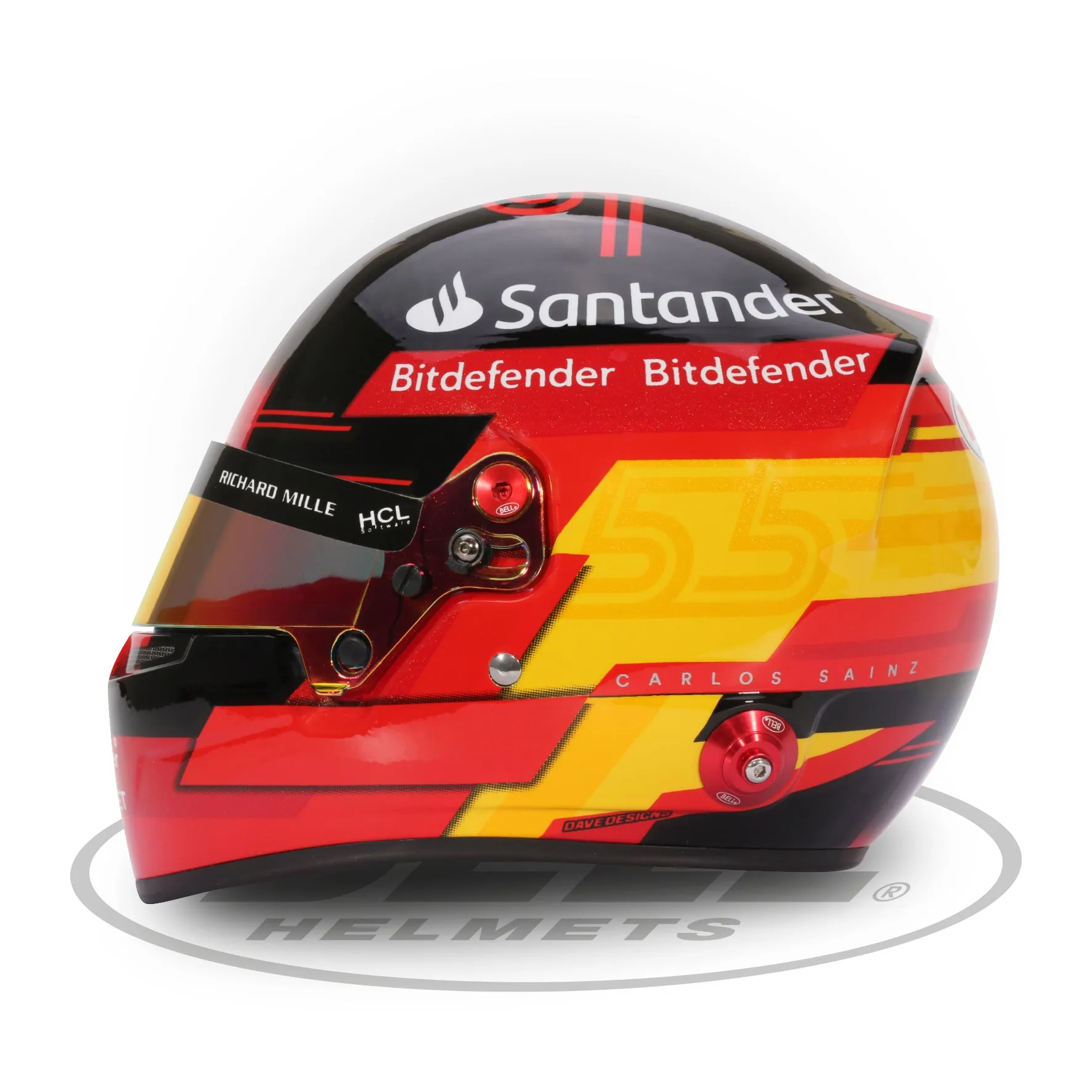 Bell 1:2 Scale Mini Helmet Carlos Sainz 2023