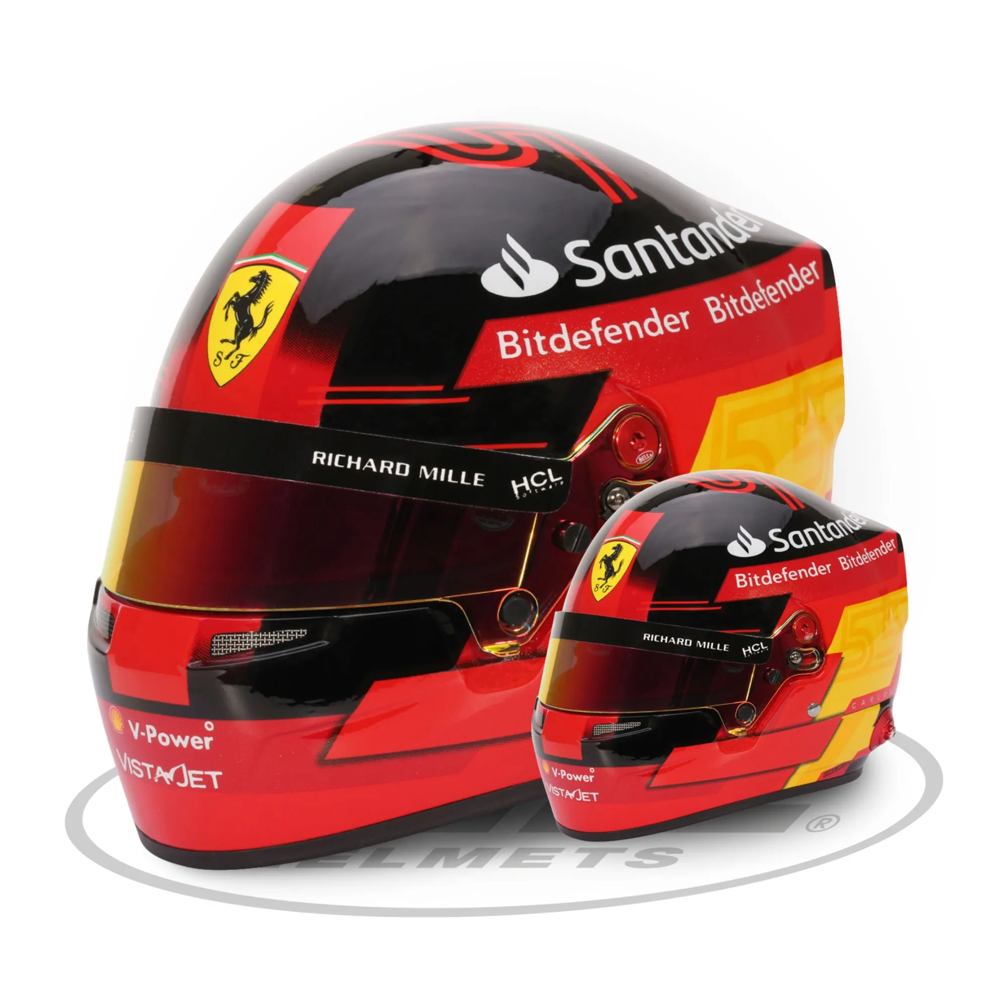 Bell 1:2 Scale Mini Helmet Carlos Sainz 2023