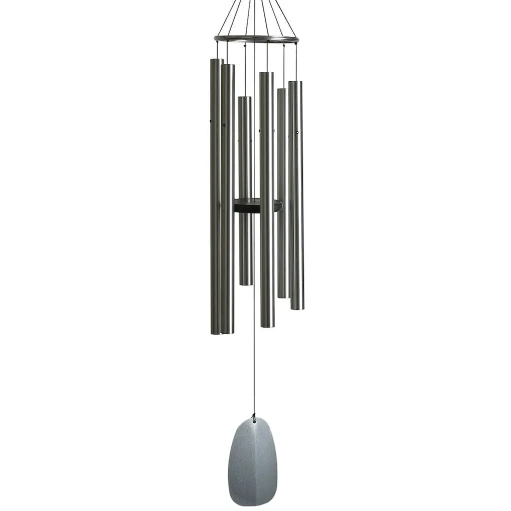 Bells of Paradise in Silver 54-inch by Woodstock Chimes