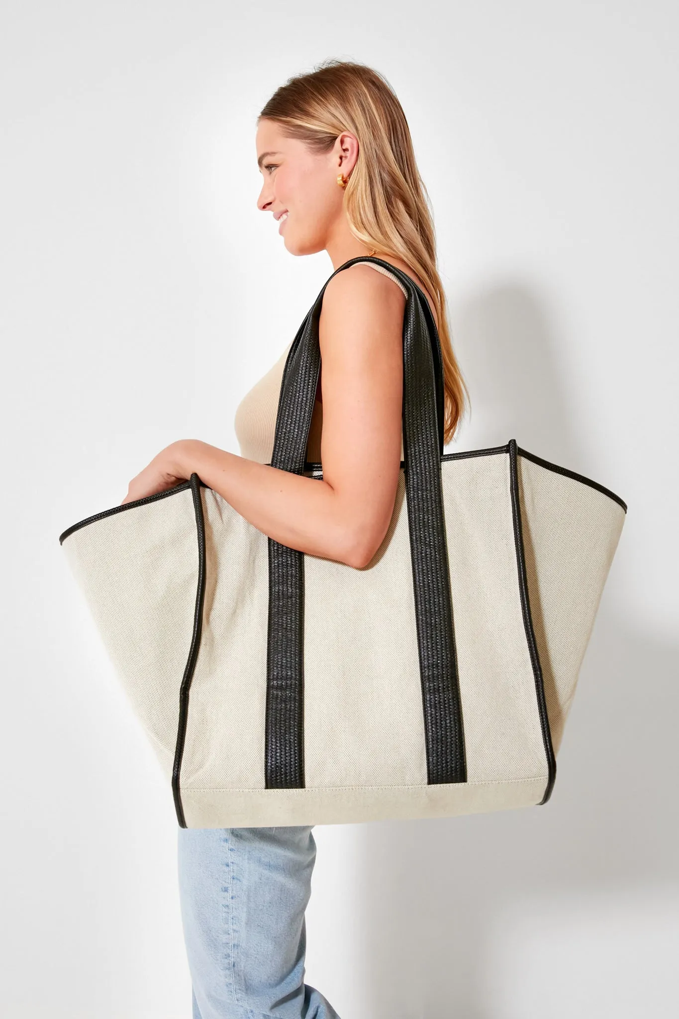 Black Carryall Tote