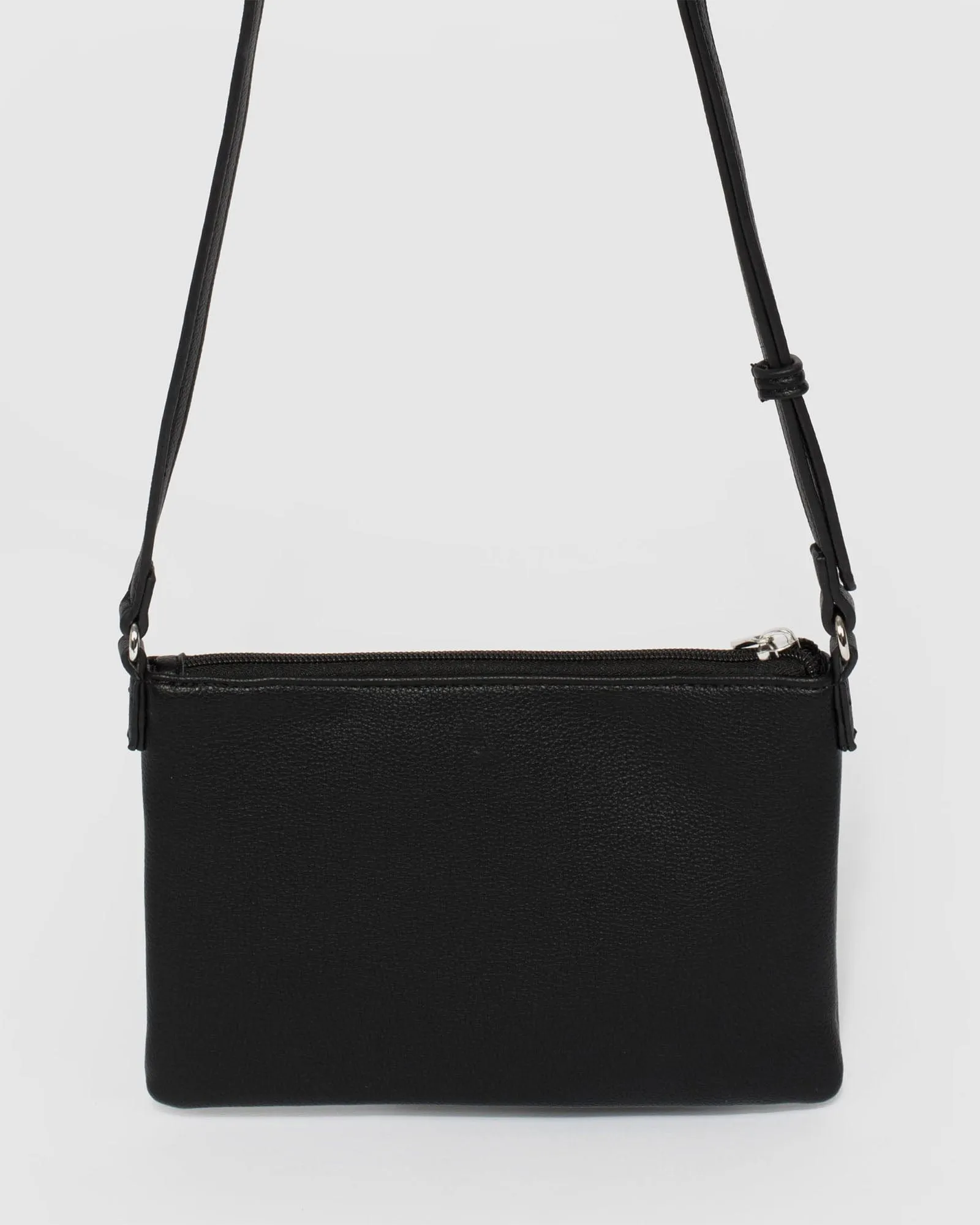 Black Peta Crossbody Bag