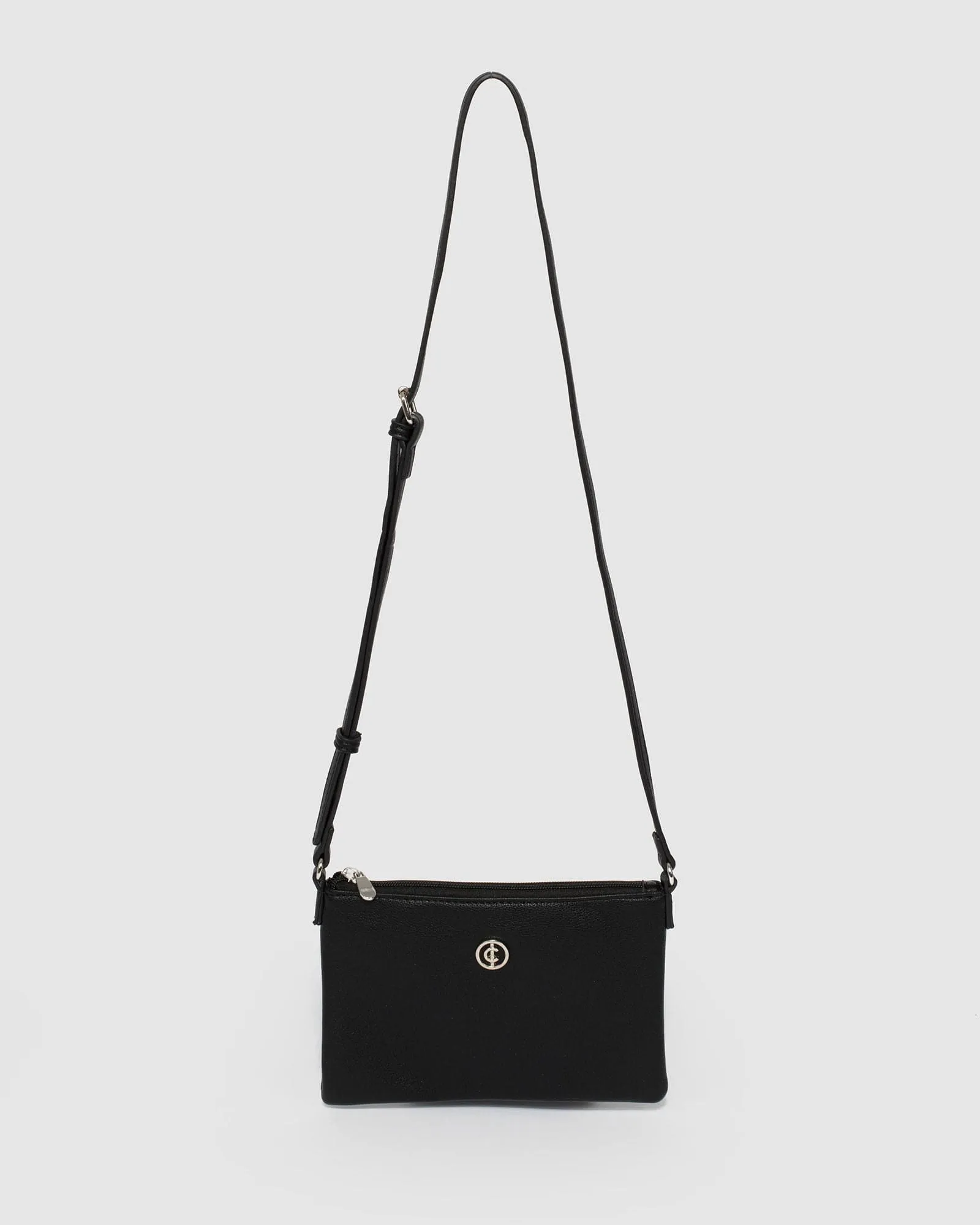 Black Peta Crossbody Bag