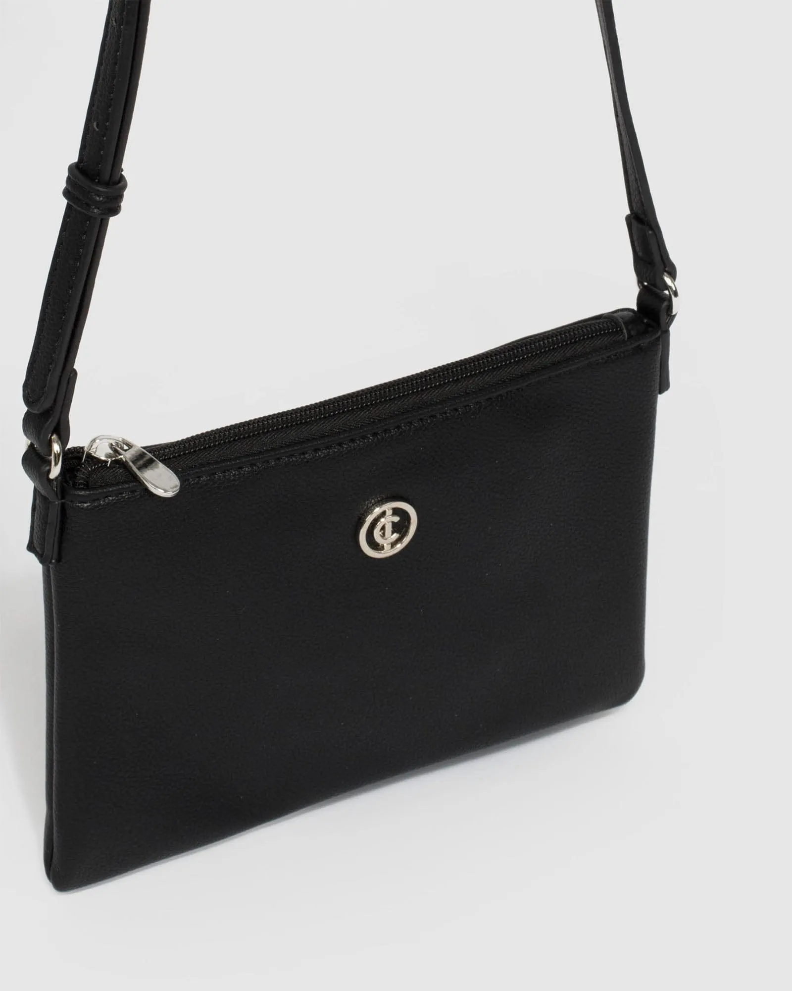 Black Peta Crossbody Bag