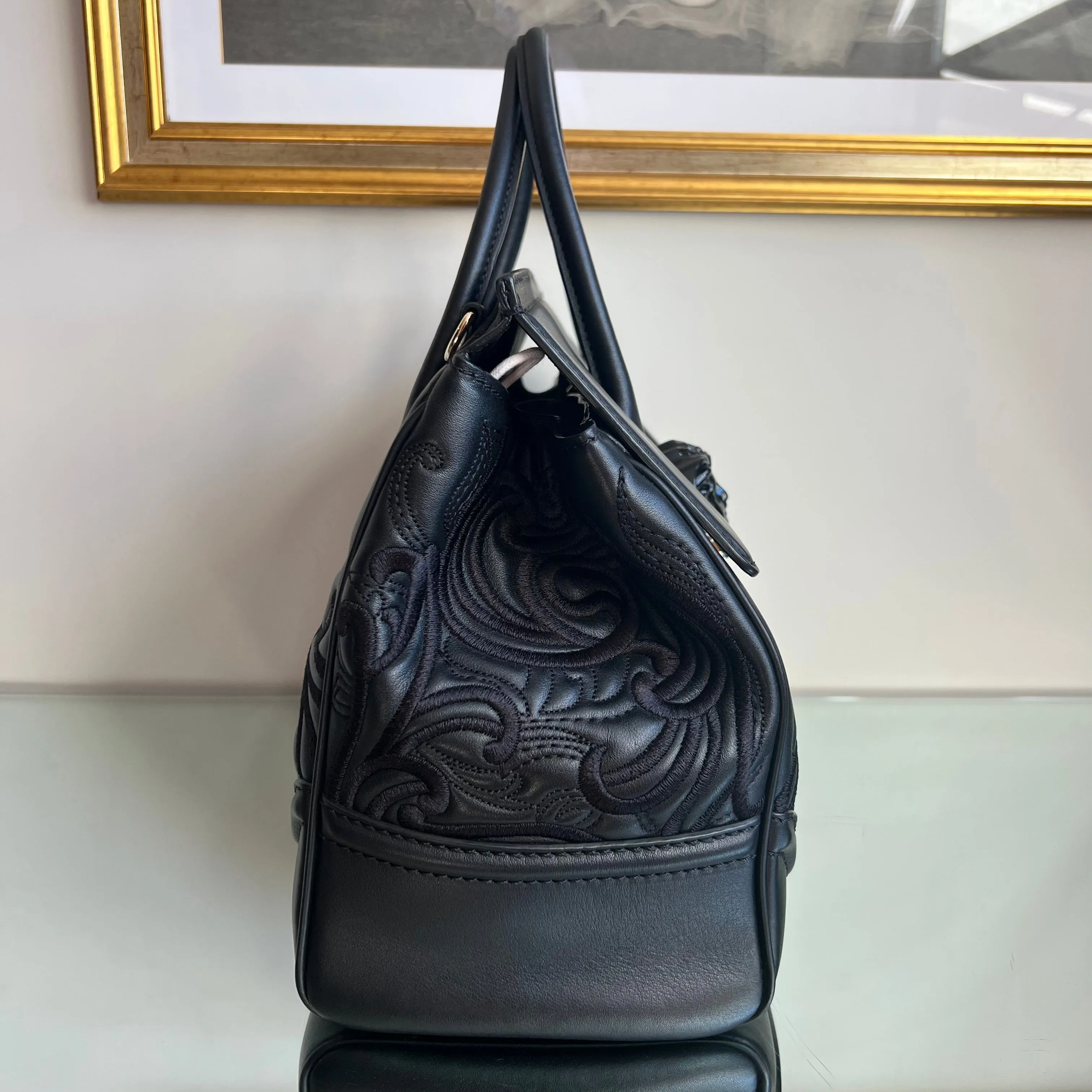 Bolsa Versace Palazzo Empire  Preta