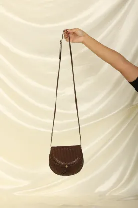 Bottega Veneta Intrecciato Brown Crossbody