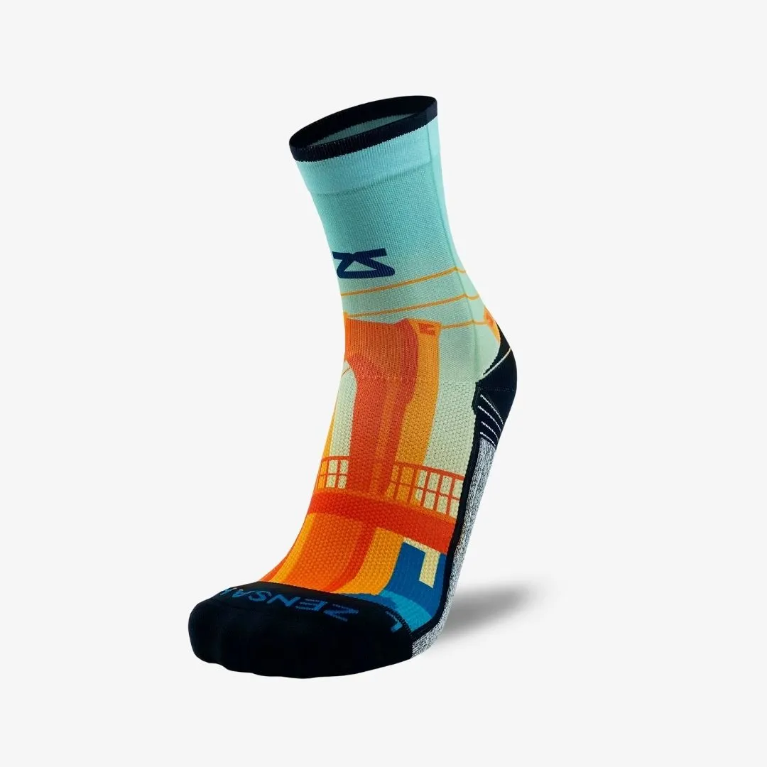 Brooklyn Postcard Socks (Mini-Crew)