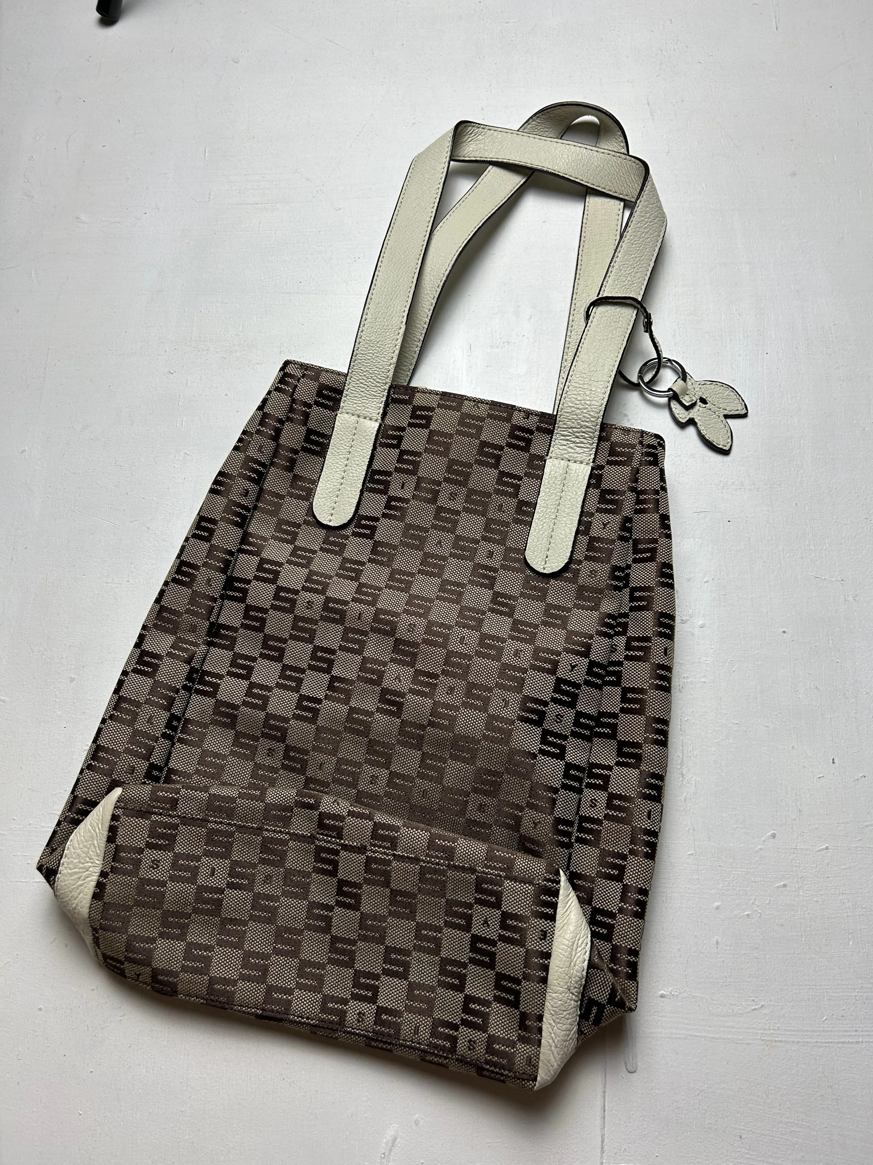 Brown monogram y2k vintage medium shoulder bag