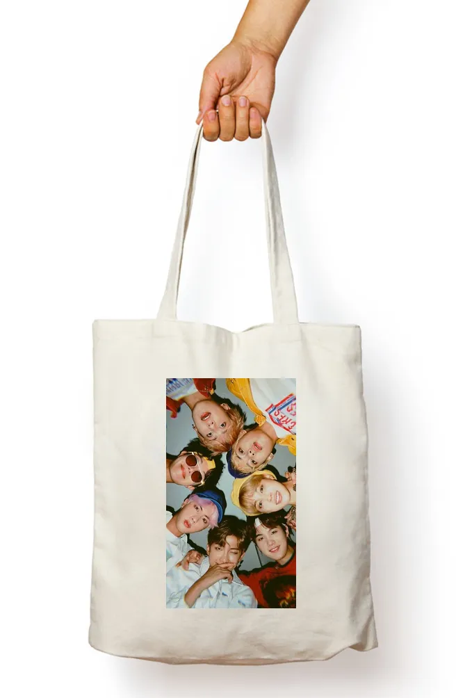 BTS Group Hug Kpop Tote Bag