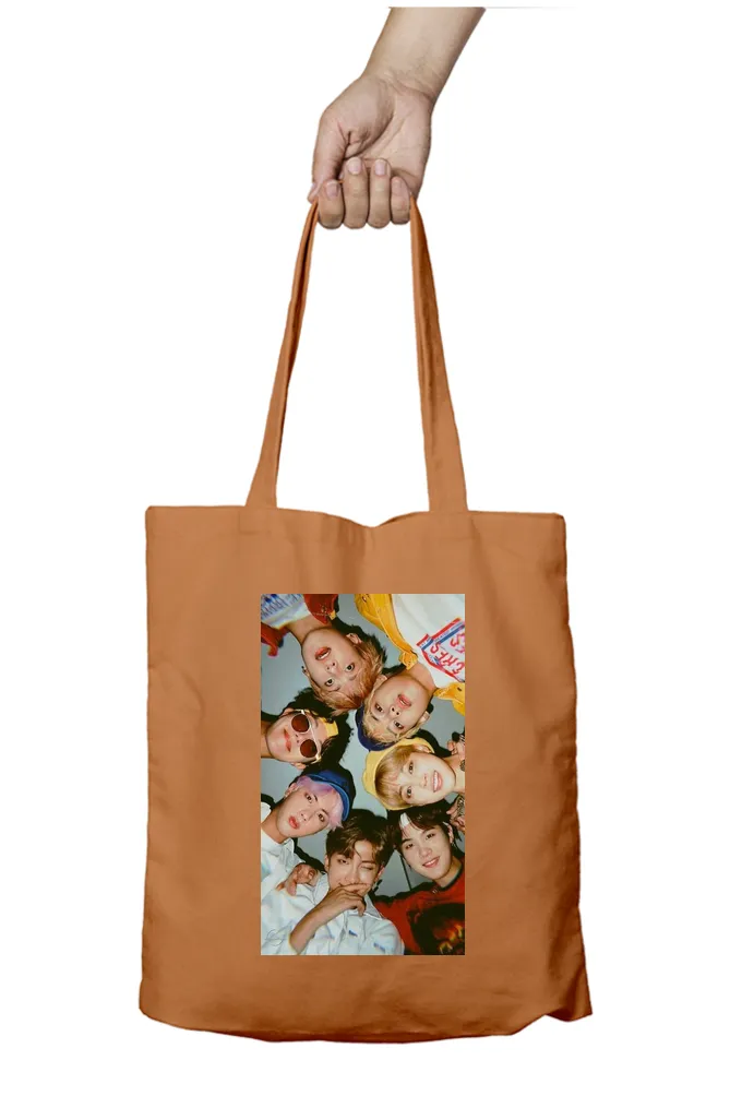 BTS Group Hug Kpop Tote Bag